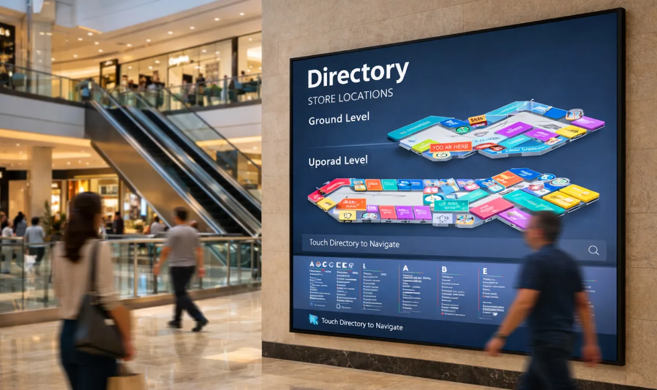 Floor maps and pictogram systems