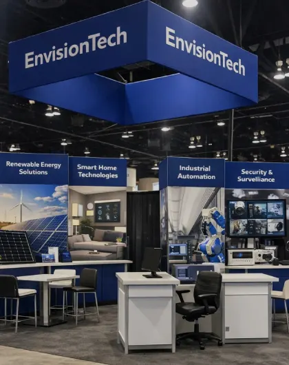 Hanging banners and wall graphics