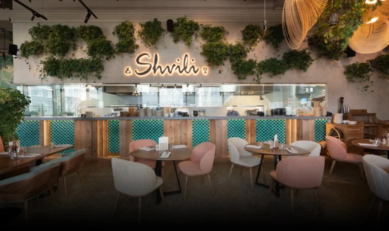 Shvili Georgian restaurant signage by Metroplus