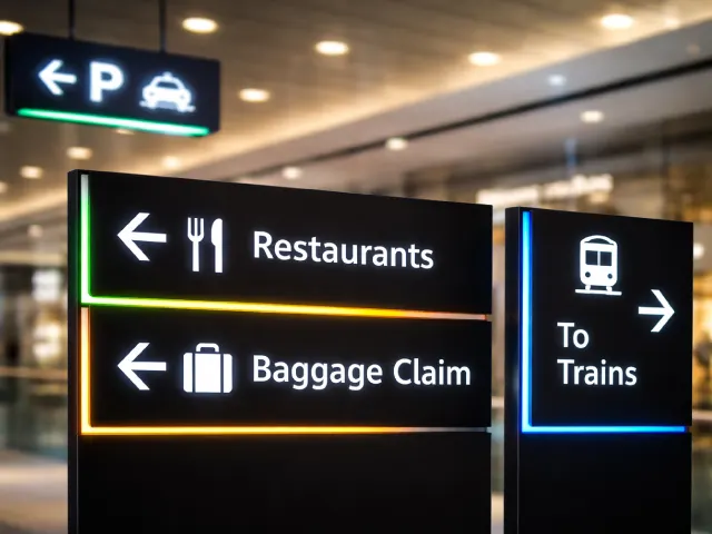 Enhance Navigation with LED Illuminated Signage