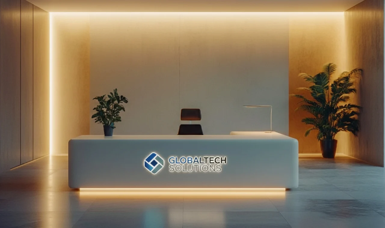 Lobby & reception identity signage