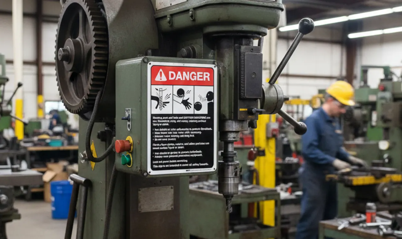 Machine labeling and process signage