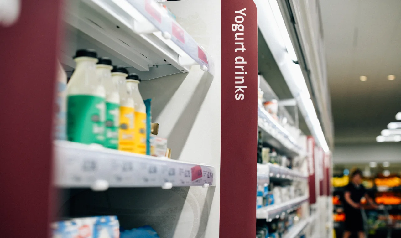 Shelf signage and category identifiers