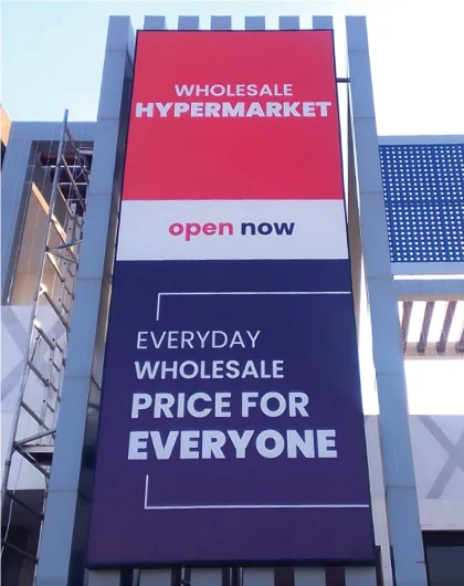 In-store promotional signage