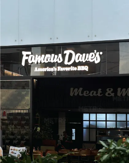 Storefront fascia signs