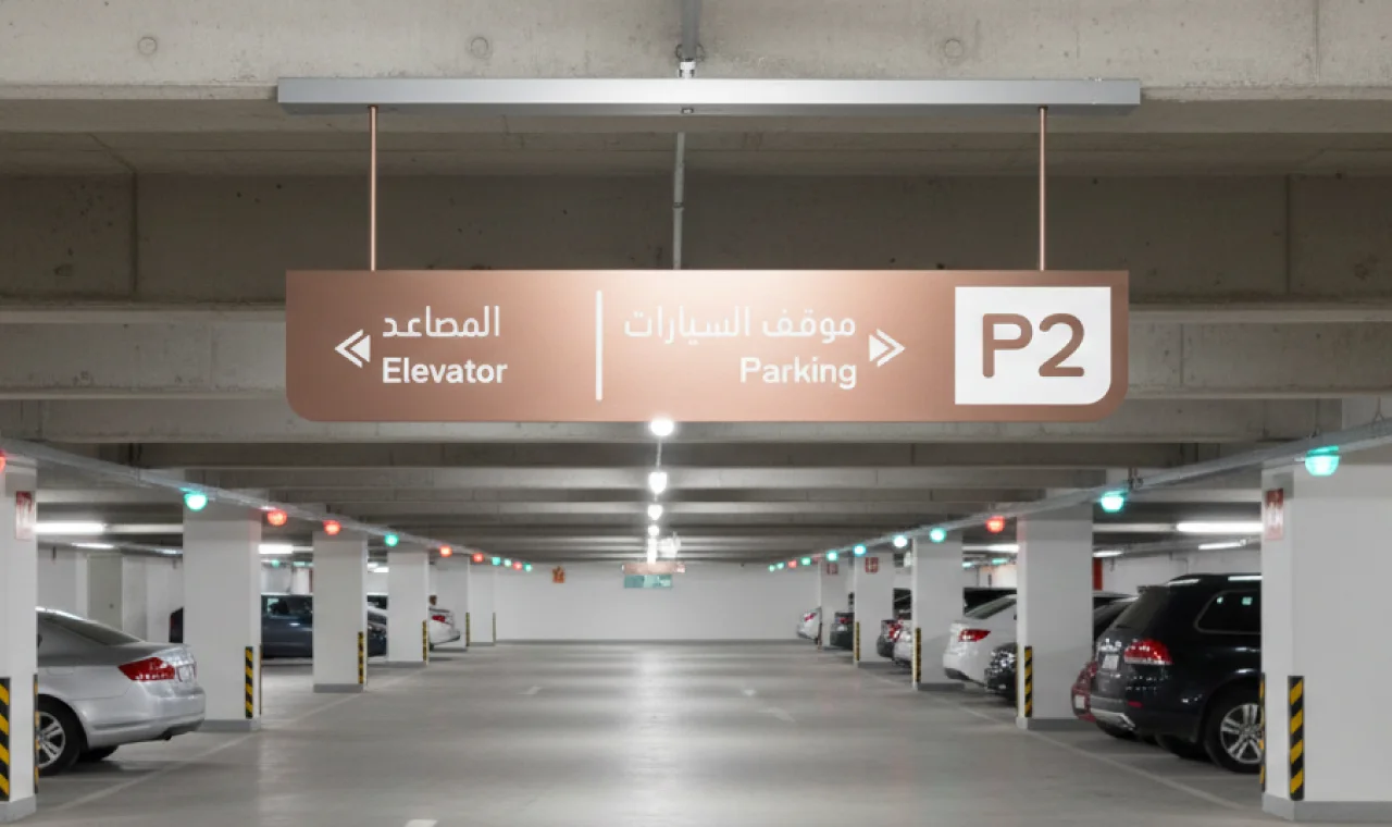 Bilingual wayfinding systems