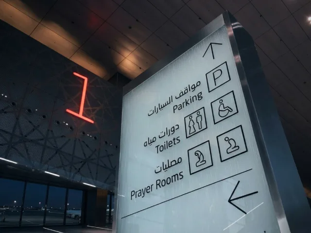 Custom Bilingual Wayfinding Systems in Dubai and UAE