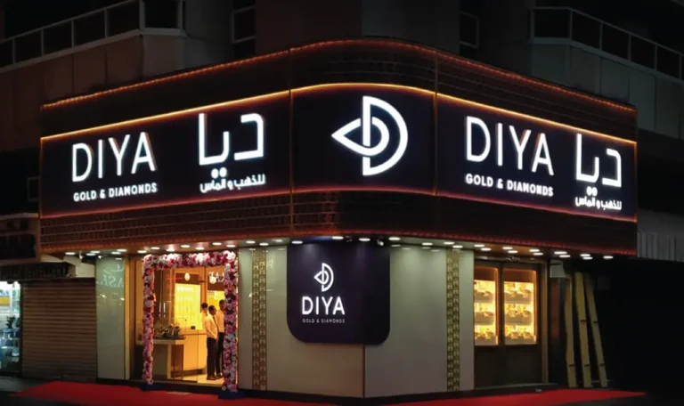 DIYA GOLD signage by Metroplus