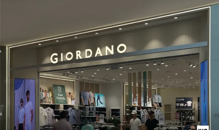 GIORDANO signage by Metroplus