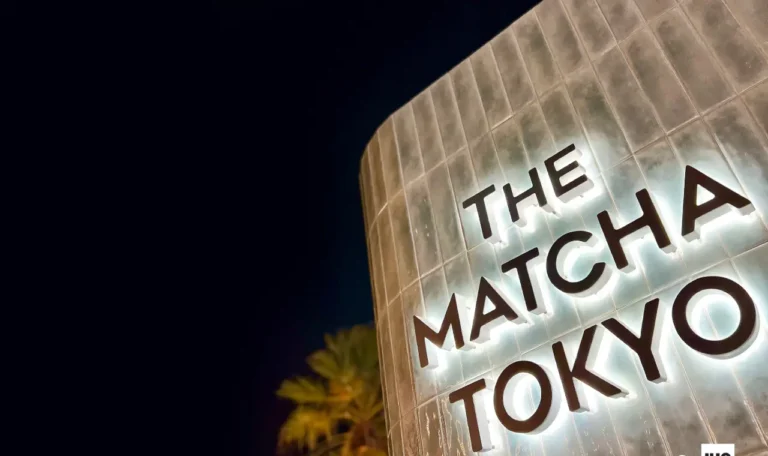 THE MATCHA TOKYO signage by Metroplus