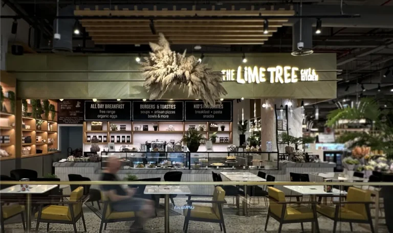 THE LIME TREE CAFE AND KITCHEN signage by Metroplus