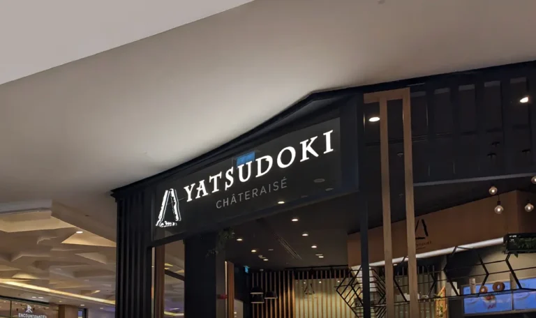 YATSUDOKI signage by Metroplus