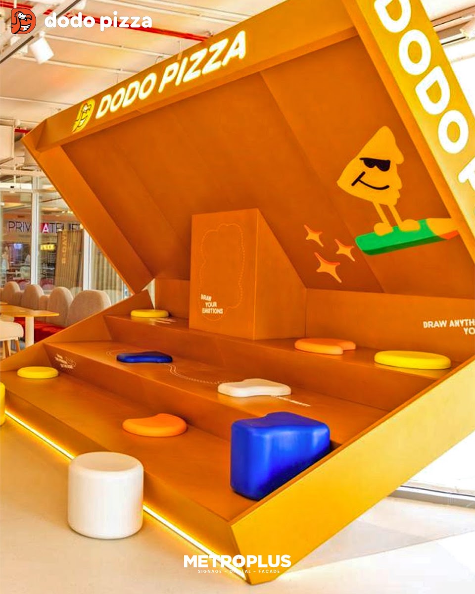 Complete Branding for a Kids Pizza-Making Experience Concept - Metroplus detail view