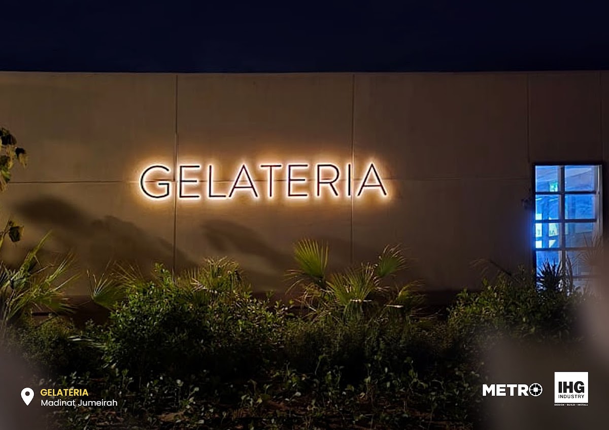 Halo-Lit Channel Letter Signage - Metroplus