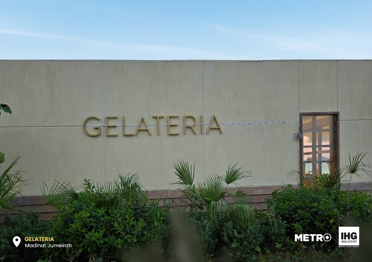 Halo-Lit Channel Letter Signage - Metroplus detail view