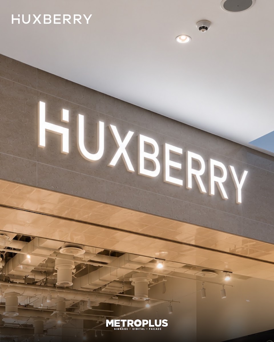 Refined Internal Signage for a Luxury Sleep & Home Boutique - Metroplus detail view