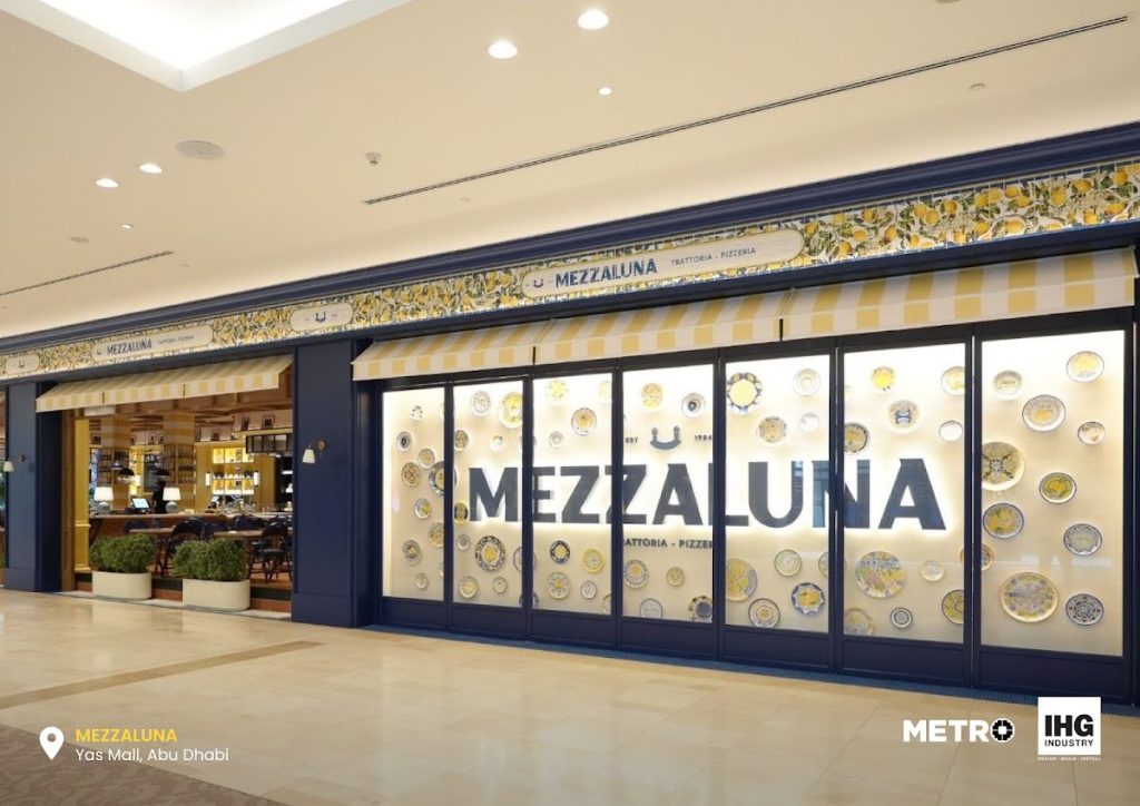 Mezzaluna Trattoria-Pizzeria, Yas Mall