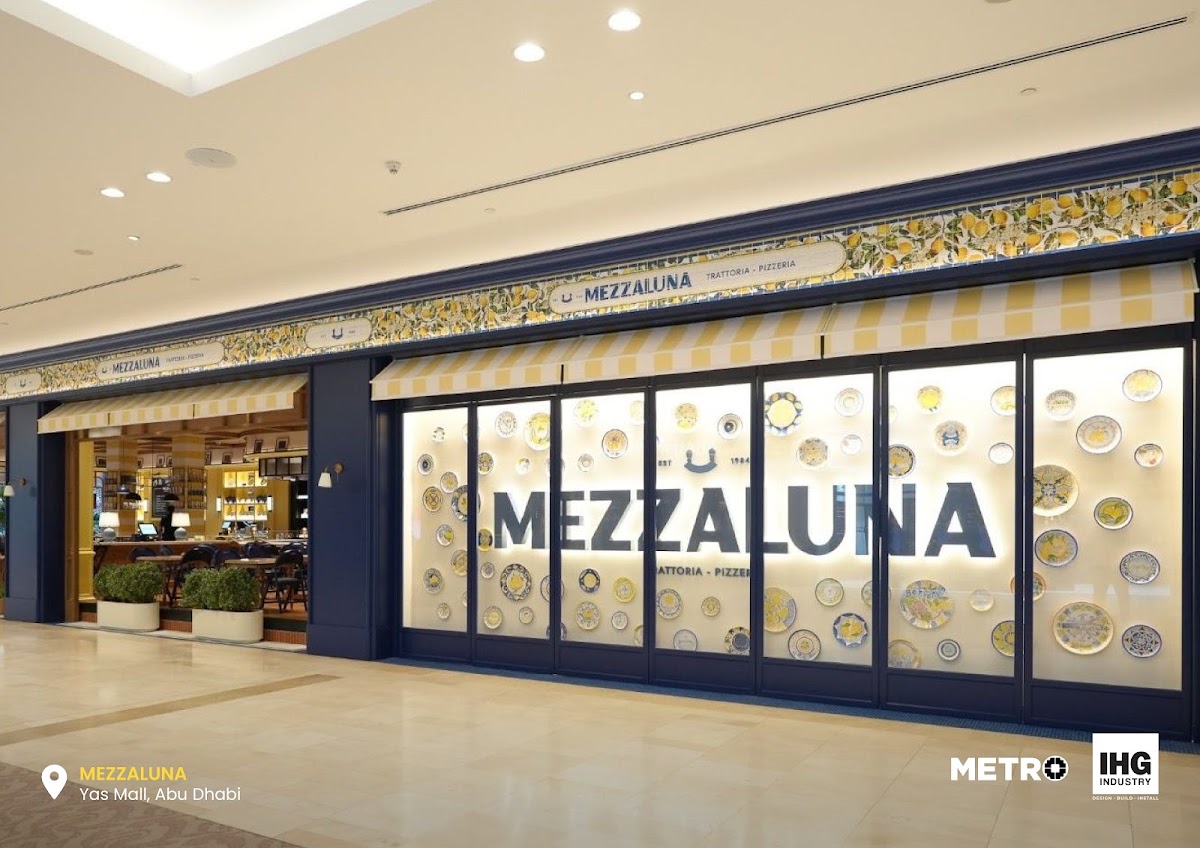 Illuminated Fascia with Decorative Plate-Wall Window Display - Metroplus