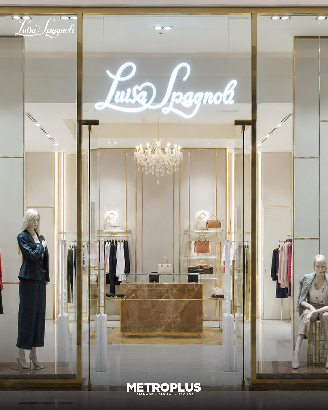 Feminine Elegance in Storefront Form - Metroplus