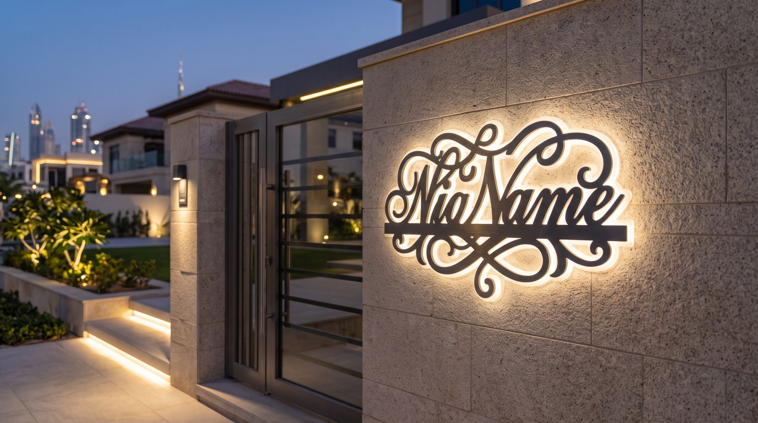 Personalized Home & Name Signage Dubai