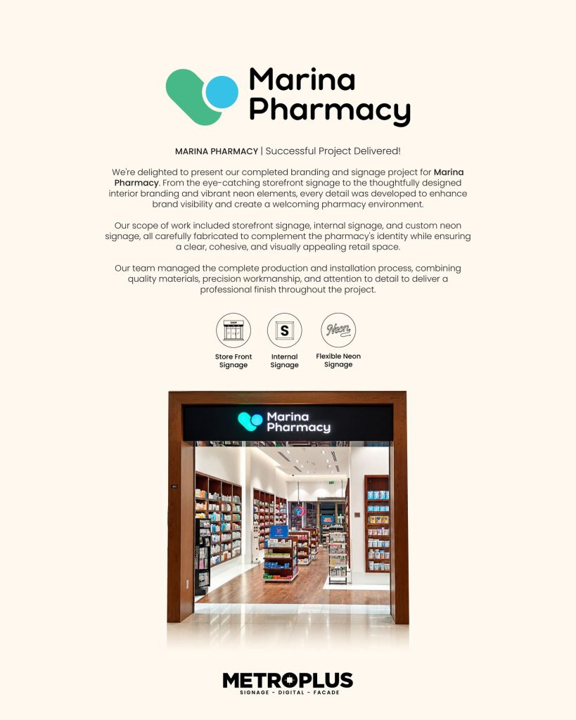Marina Pharmacy, Al Barsha - Metroplus