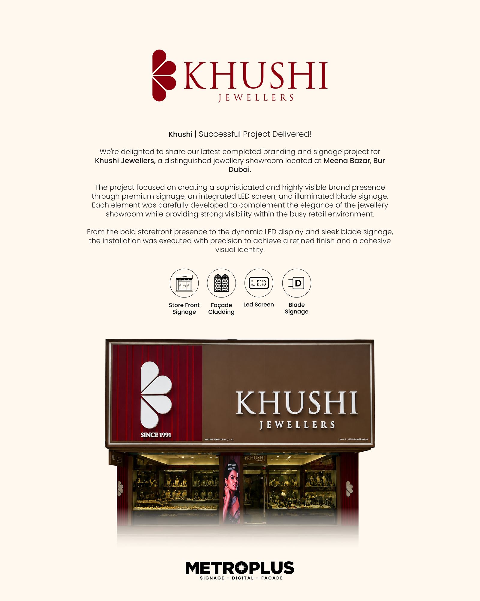 Khushi Jewellers – Dubai - Metroplus