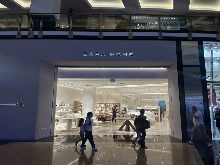 Zara Home, Mall of the Emirates signage by Metroplus