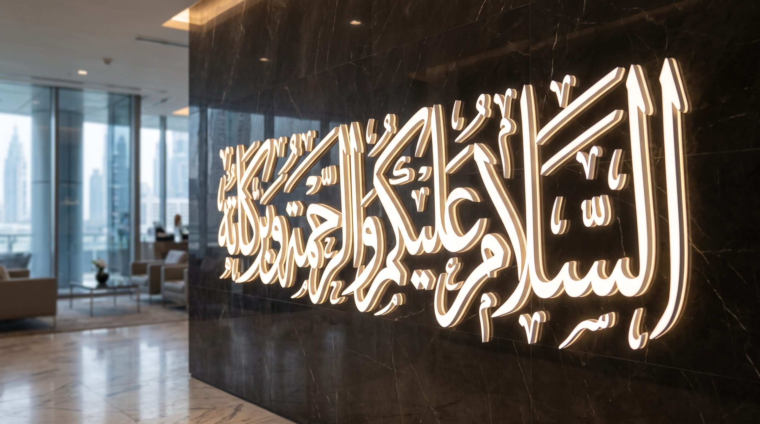 LED Calligraphy Art in Dubai