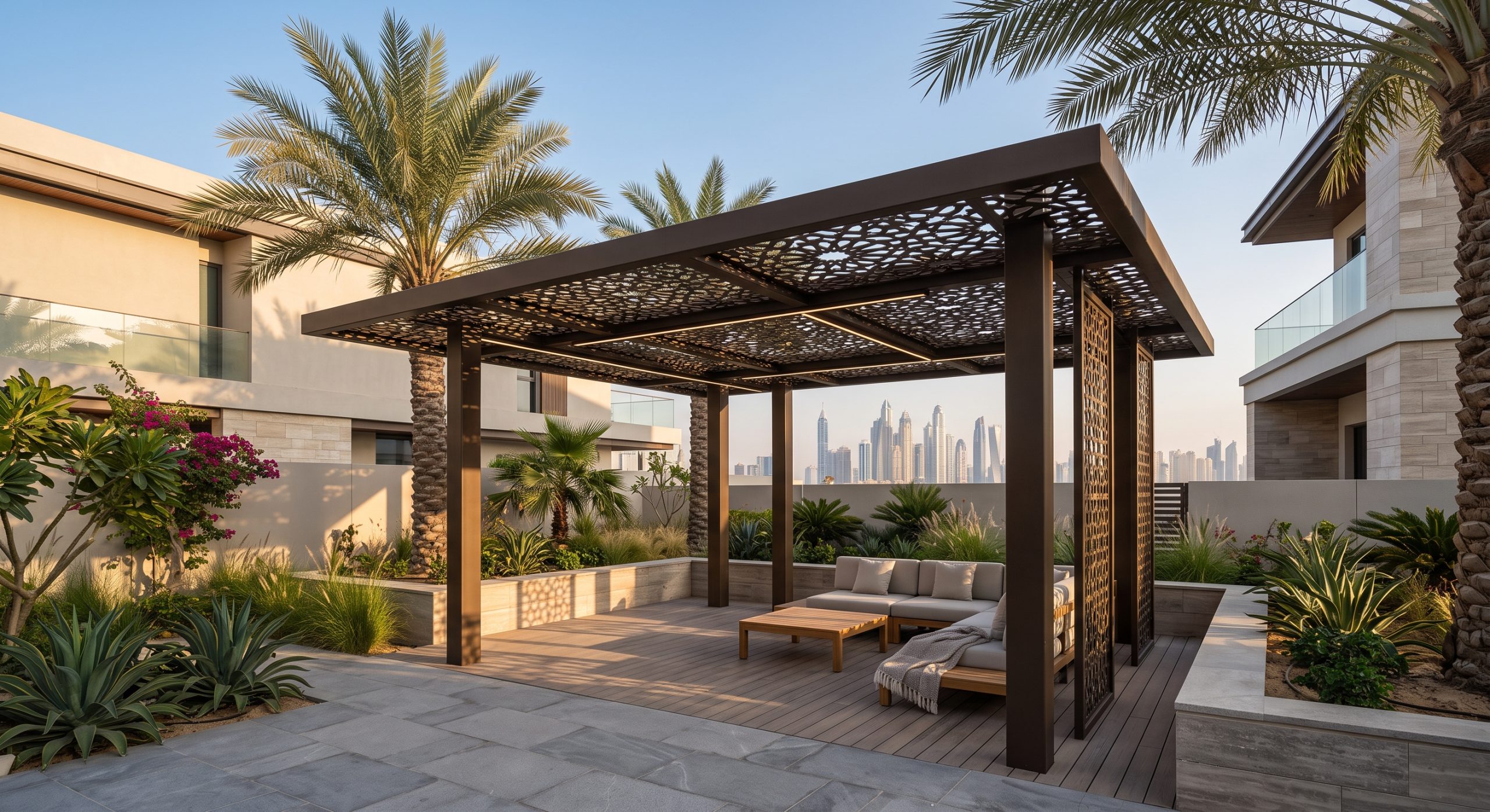 Metal Pergola & Shade Structures in Dubai