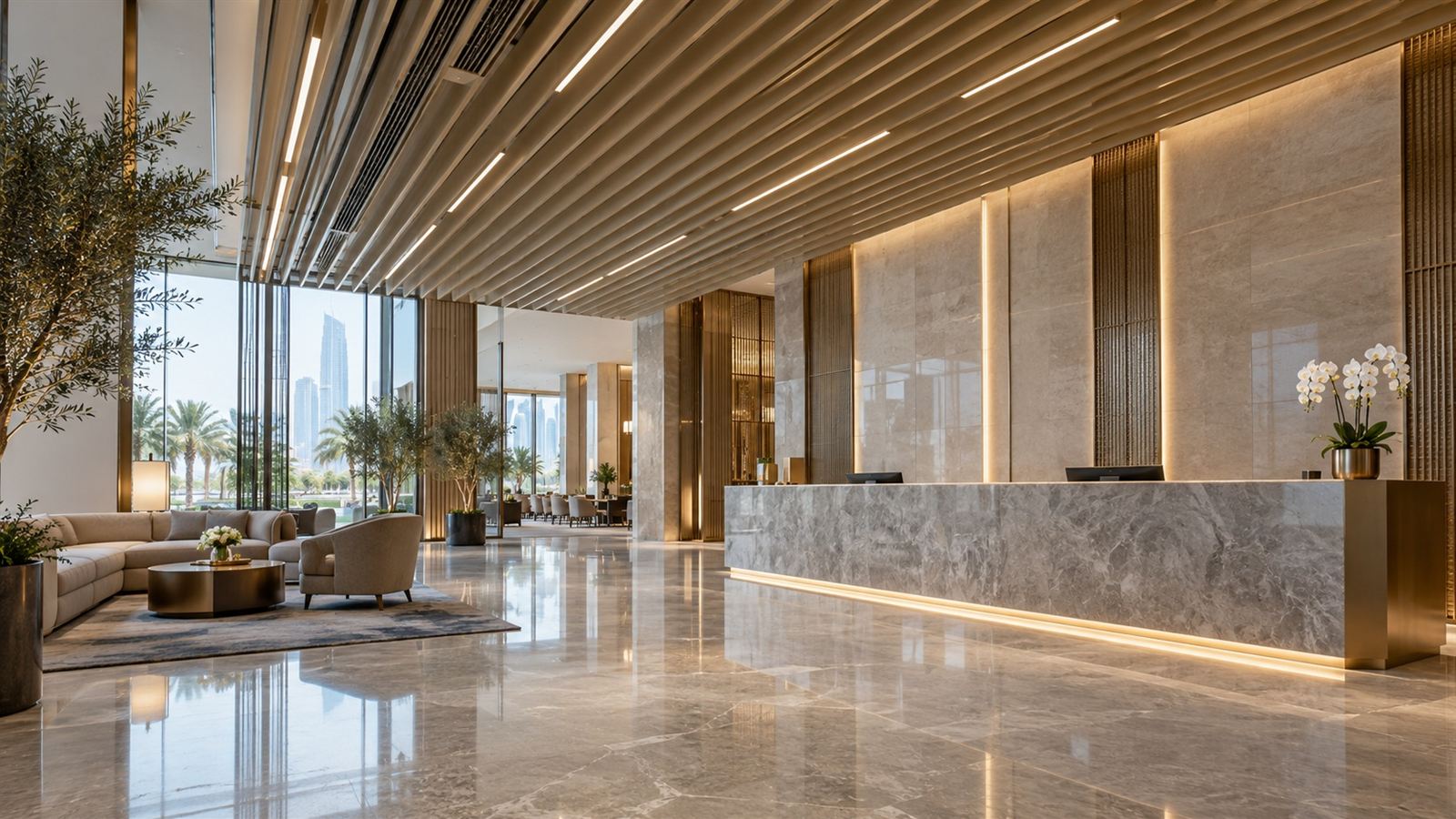 Architectural Metal Ceilings and Feature Baffles in Dubai and the UAE