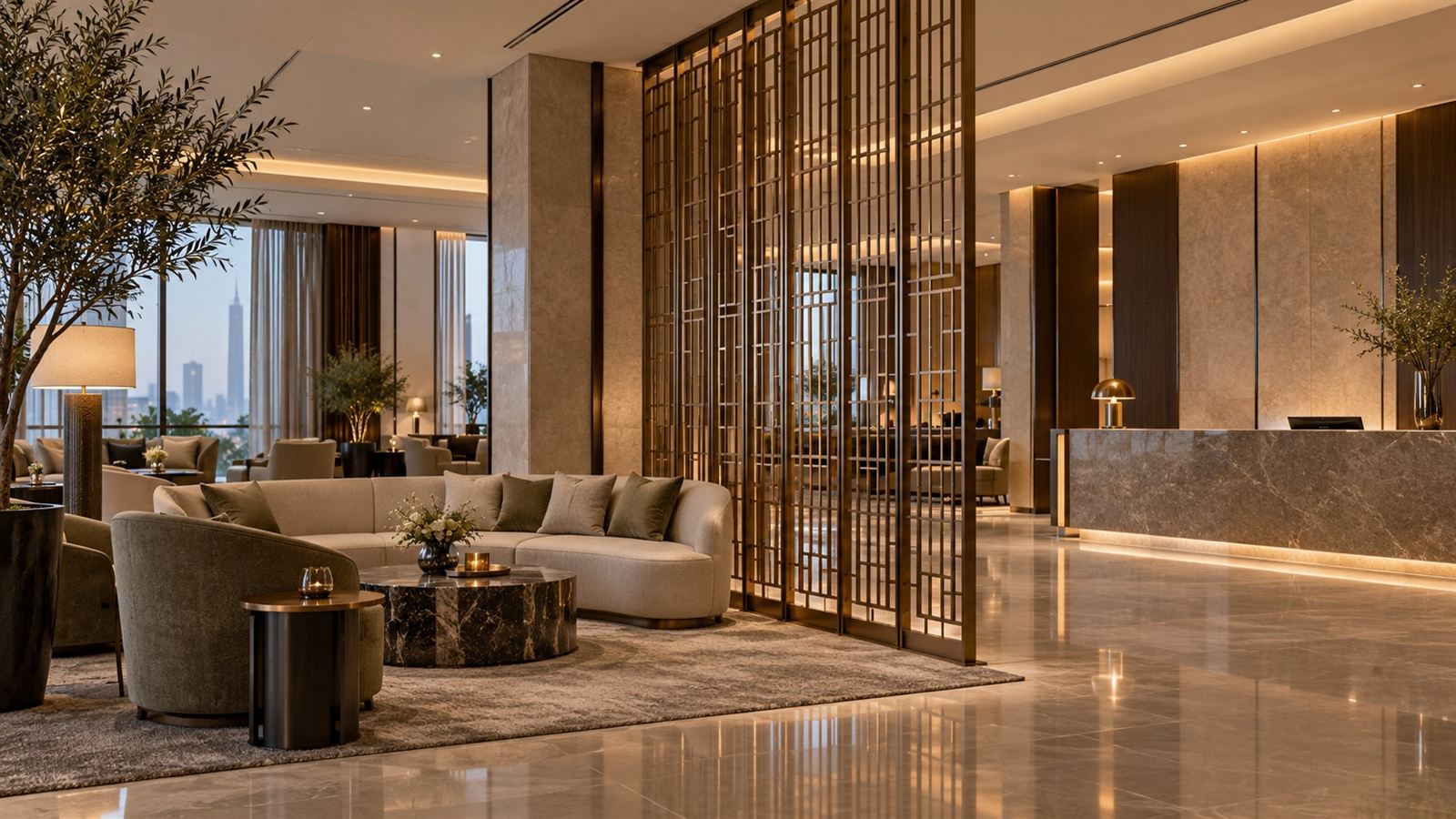Decorative Metal Partitions and Interior Screens in Dubai and the UAE