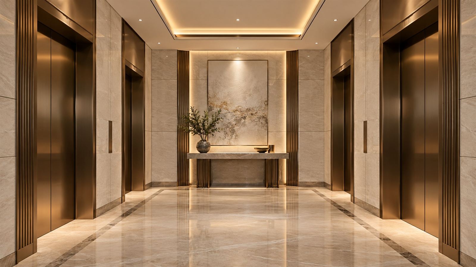 Lift Lobby Portals and Decorative Metal Cladding in Dubai and the UAE