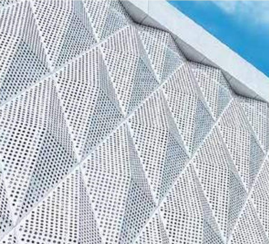 Perforated Metal Facade Designs in Dubai